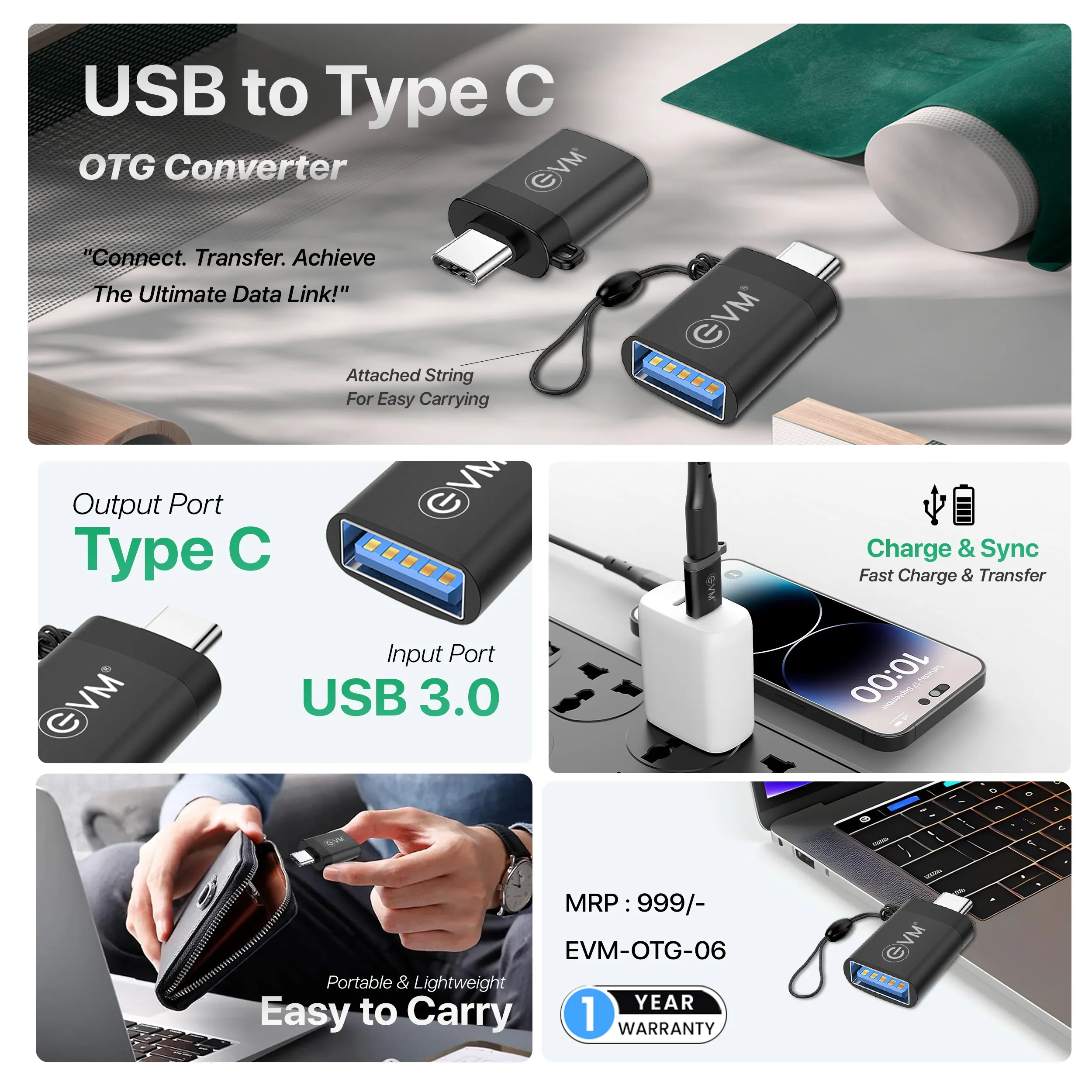 EVM USB To Type-C OTG Converter (EVM-OTG-06) view 5